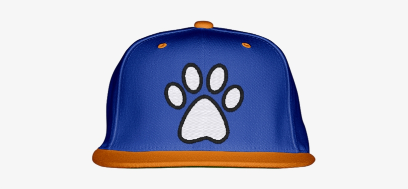 Paw Print - No One Embroidered Snapback Hat, transparent png