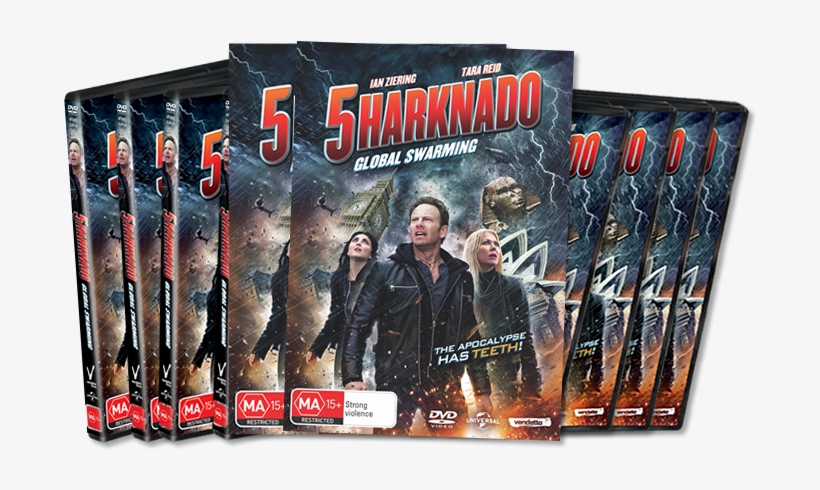 Courtesy Of Our Friends At Universal Sony Pictures - Sharknado 5 Starring Ian Ziering (dvd), transparent png