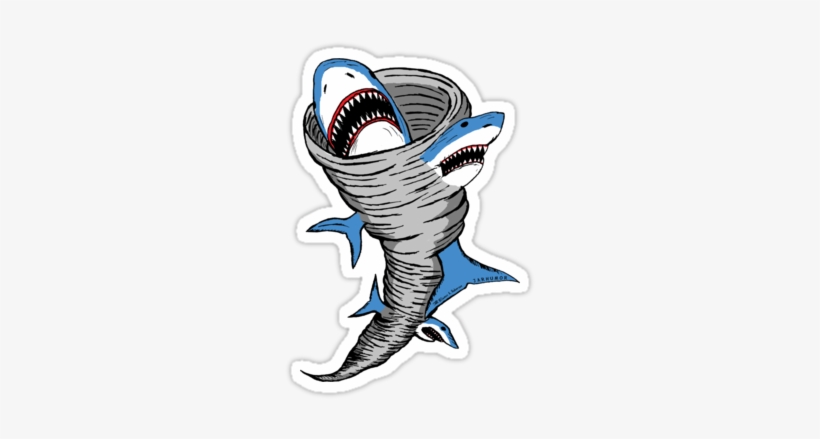 Shark Tornado Vinyl Sticker $2 - Shark Tornado Samsung Galaxy S5 Slim Case, transparent png