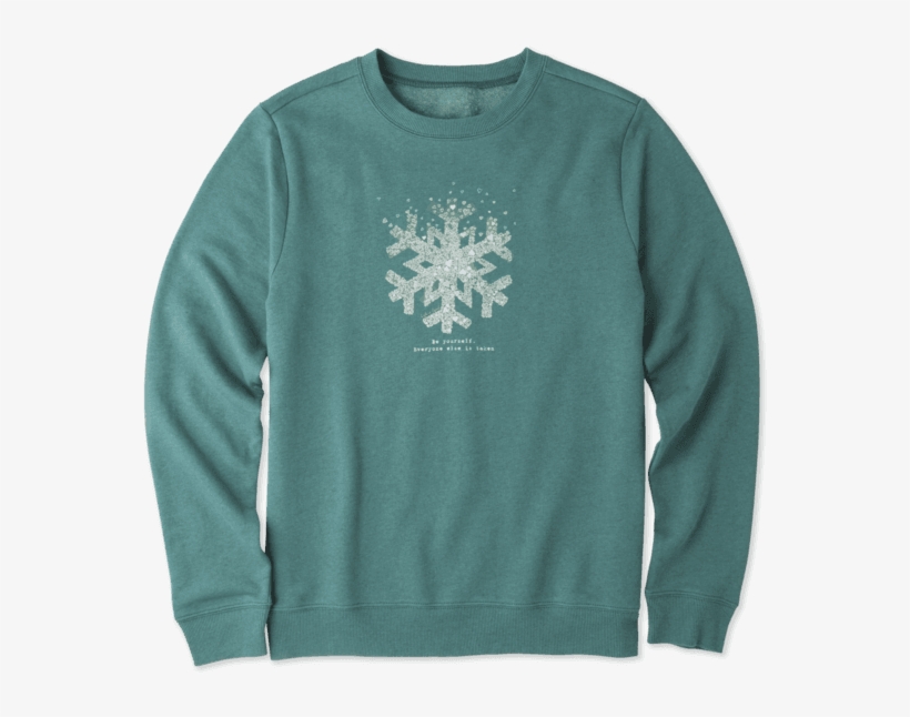 Women's Snowflake Hearts Simply True - Long-sleeved T-shirt, transparent png
