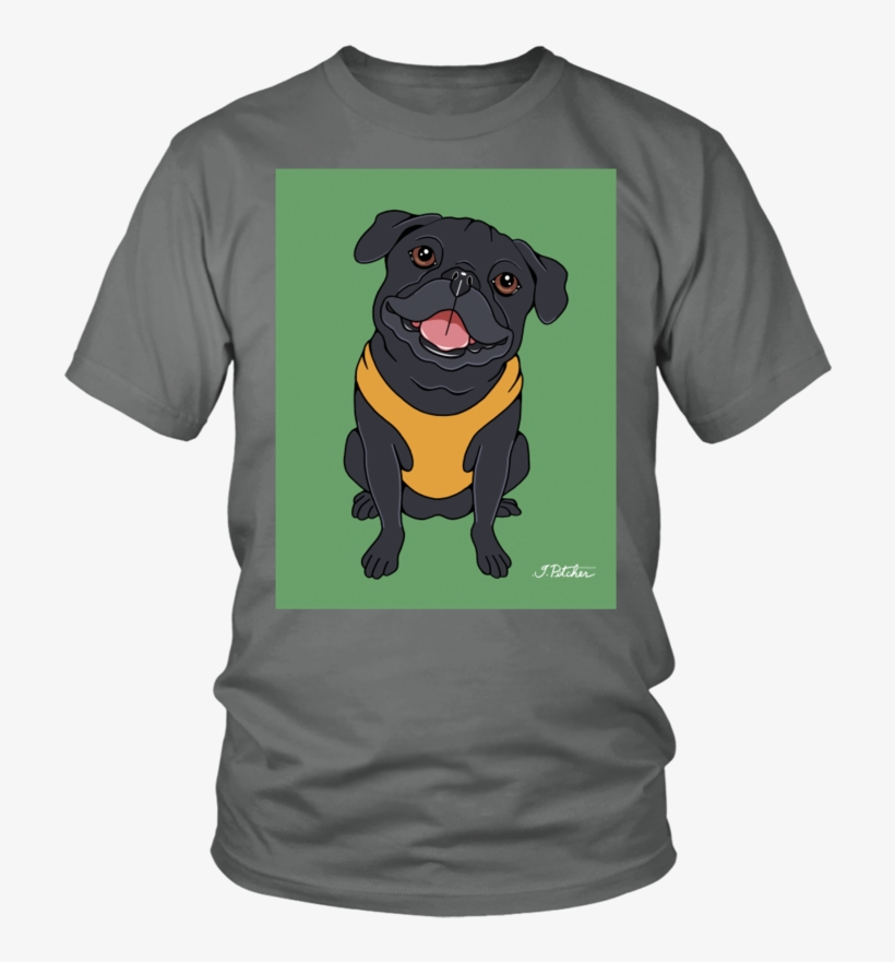 Black Pug Dog T-shirt - Unisex Tee - Democratic Party, Republican Party, Keg, transparent png