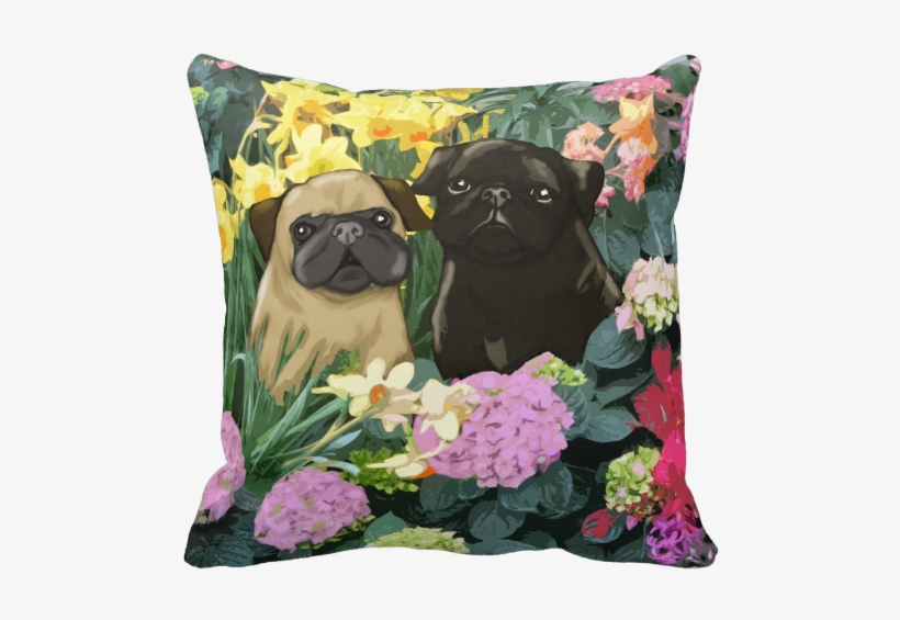Black And Fawn Throw Pillow - Cushion, transparent png