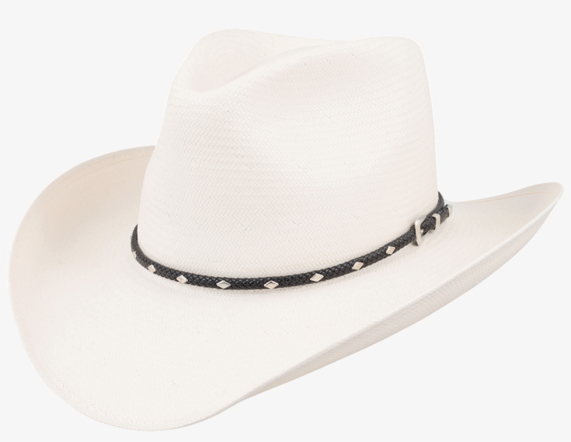 Stetson 8x Diamond Jim Straw Hat, transparent png