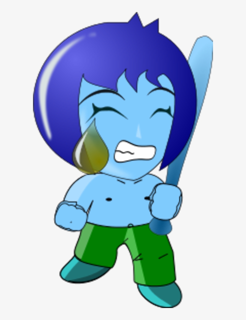 Girl Crying Mad Chibi Cartoon Comic - Clip Art, transparent png