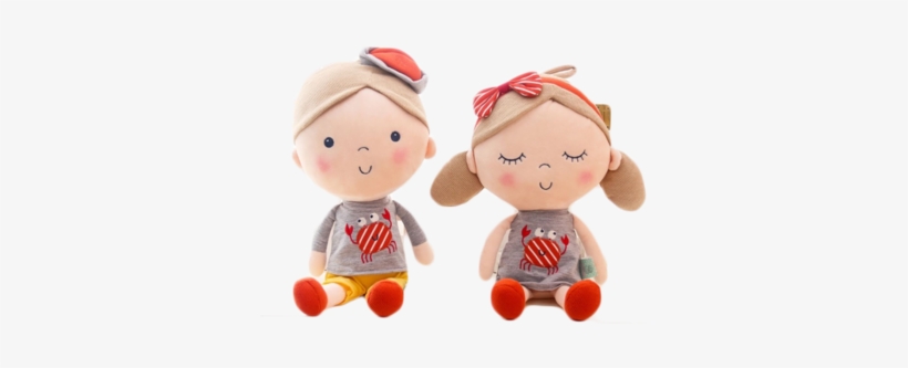 Oem Long Hair Pretty Girl Plush Rag Dolls - Doll, transparent png