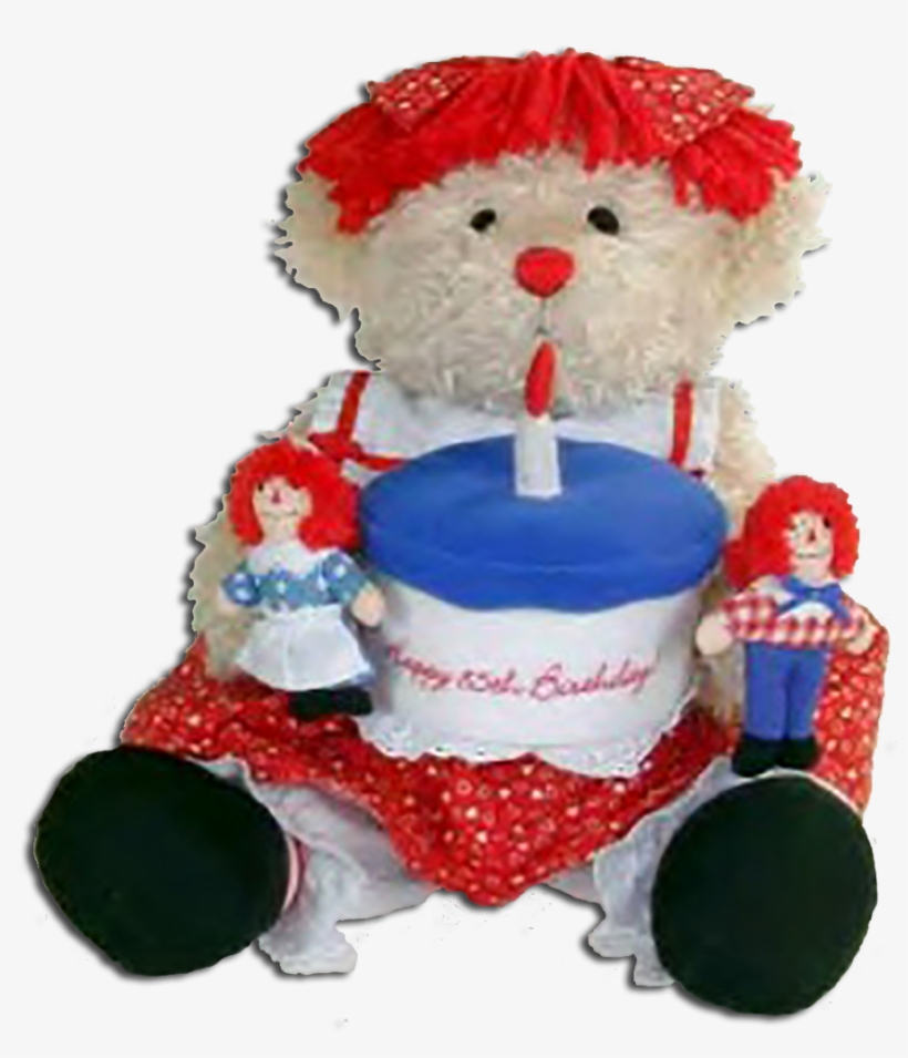 Limited Edition Raggedy Bear The Birthday Bear 85th - Raggedy Ann, transparent png