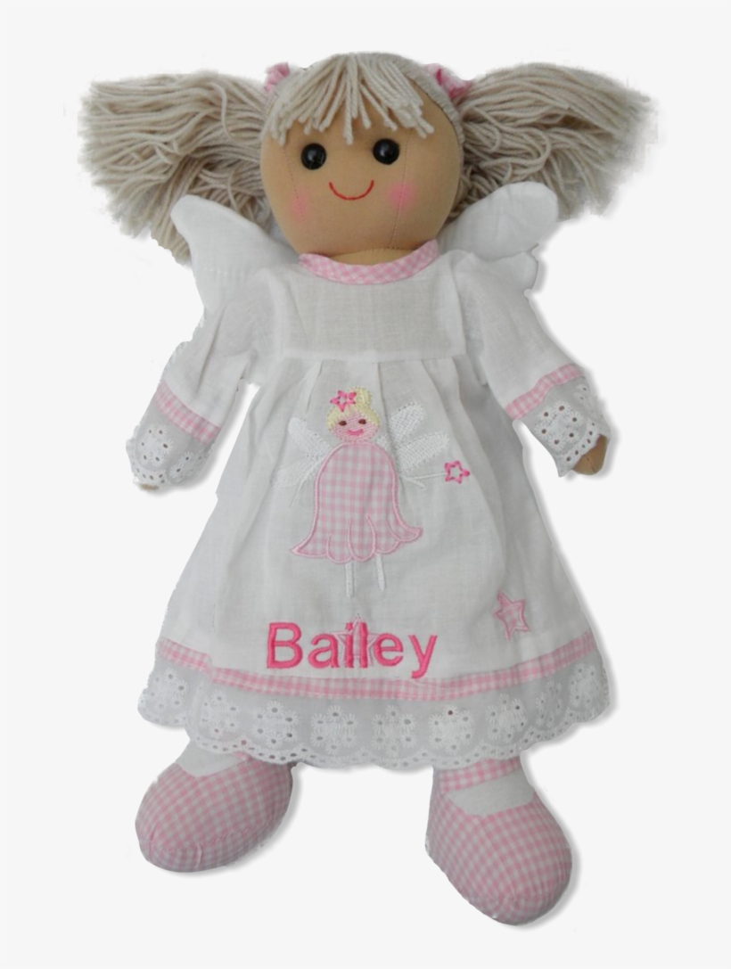 Angel Rag Doll 40cm Personalised With A Name - Doll, transparent png