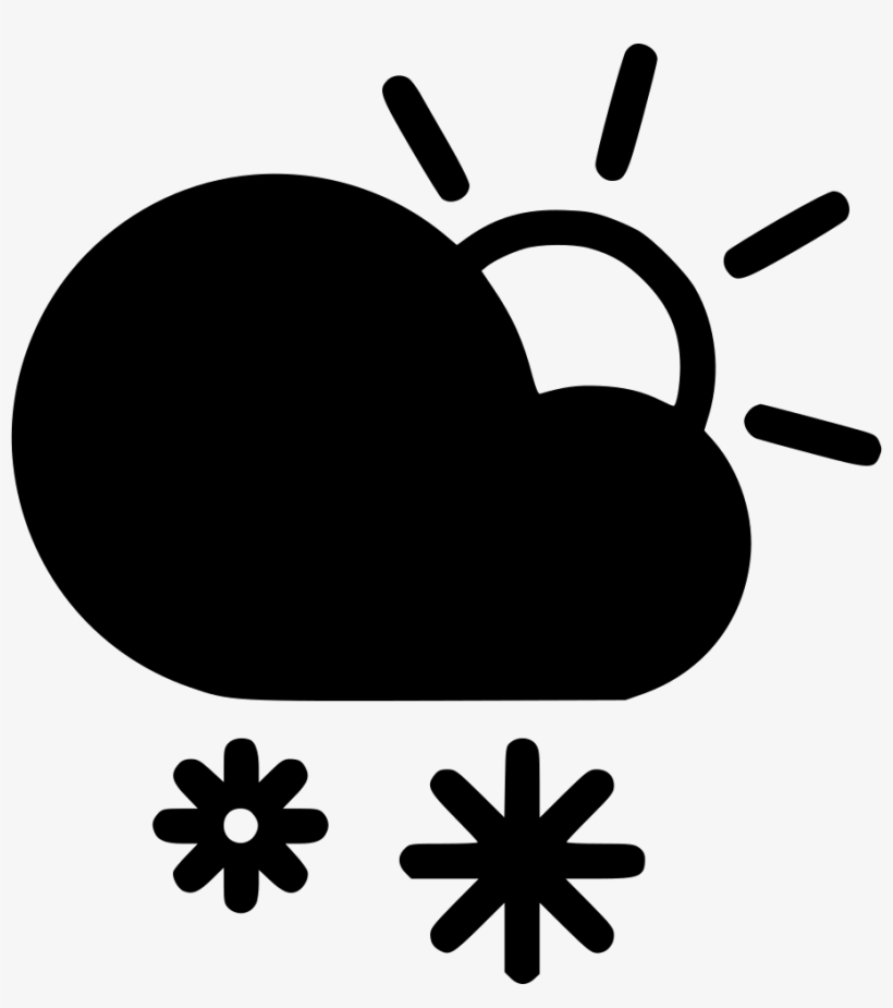 Day Snow Cloud Snowflake Sun Comments - Flowers Symbols, transparent png