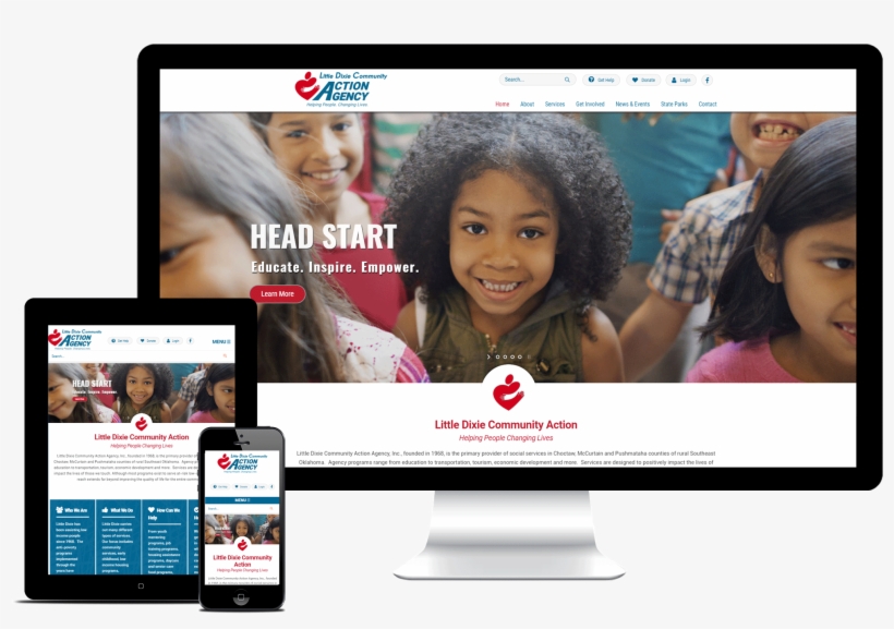 Little Dixe Community Action Agency New Website Design - Oklahoma, transparent png