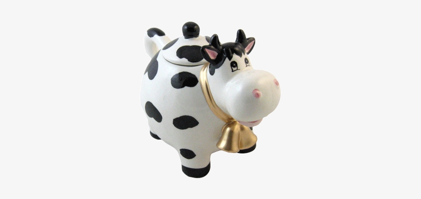 Cute Cow Teapot 8"l Only 2 Left Was $8 - Figurine, transparent png