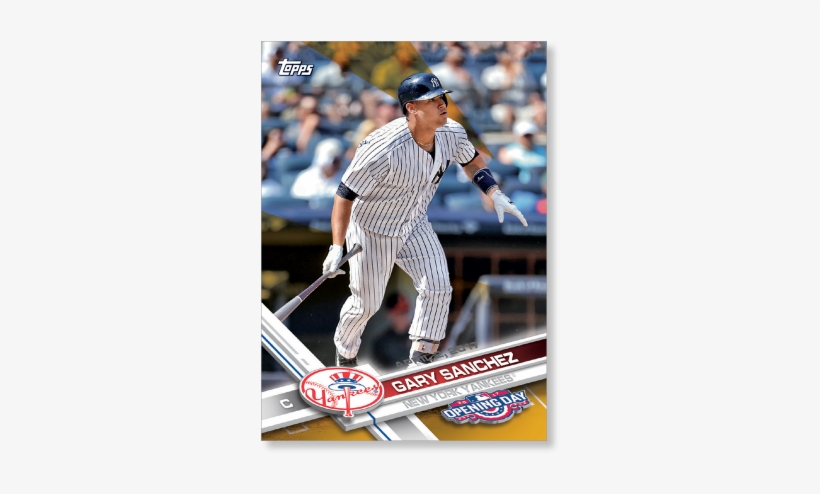 Gary Sanchez 2017 Opening Day Baseball Base Cards Poster - Gary Sanchez 2017 Topps Baseball 25 Card Lot New York, transparent png