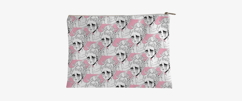 Crying Manga Girl Accessory Bag - Cartoon, transparent png