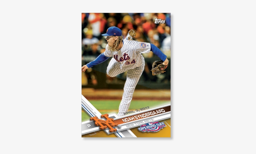 Noah Syndergaard 2017 Opening Day Baseball Base Cards - Mlb Boston Red Sox 2010 Team Plaque, transparent png