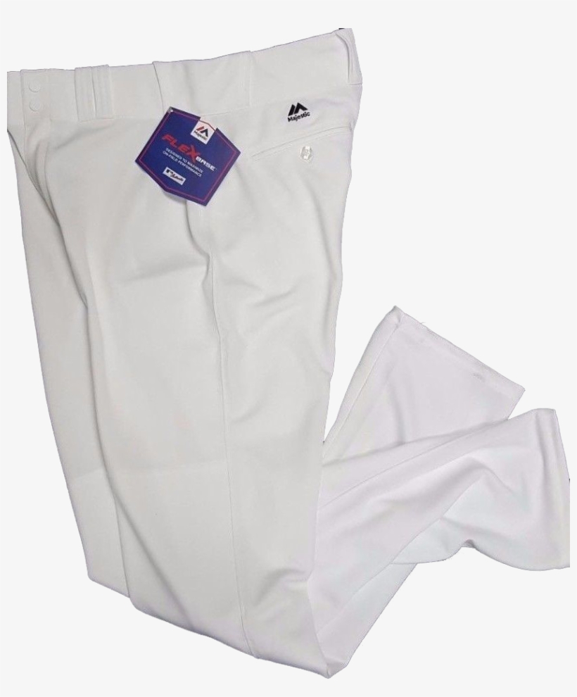 Flex Base White Pro Pant - White Majestic Baseball Pants, transparent png