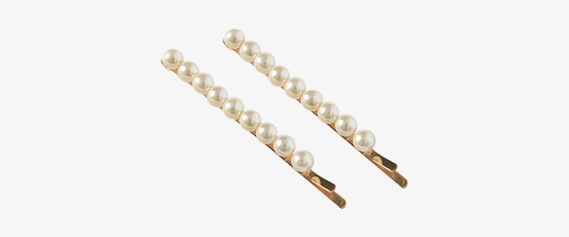 Faux Pearl Bobby Pin By Stylenanda - Pearl, transparent png
