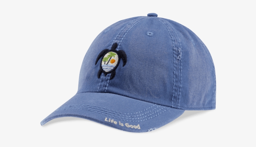 Sea Turtle Scene Sunwashed Chill Cap - Baseball Cap, transparent png