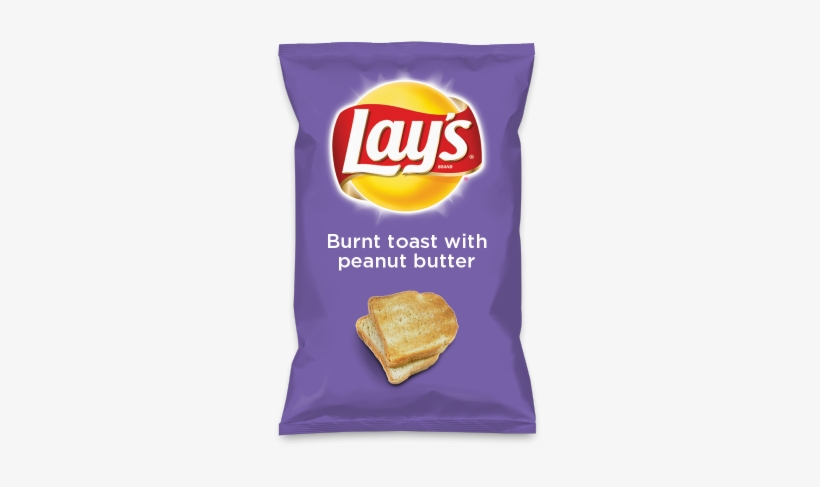 Wouldn't Burnt Toast With Peanut Butter Be Yummy As - Lay's Sour Cream & Onion Potato Chips 1.5 Oz Bags, transparent png