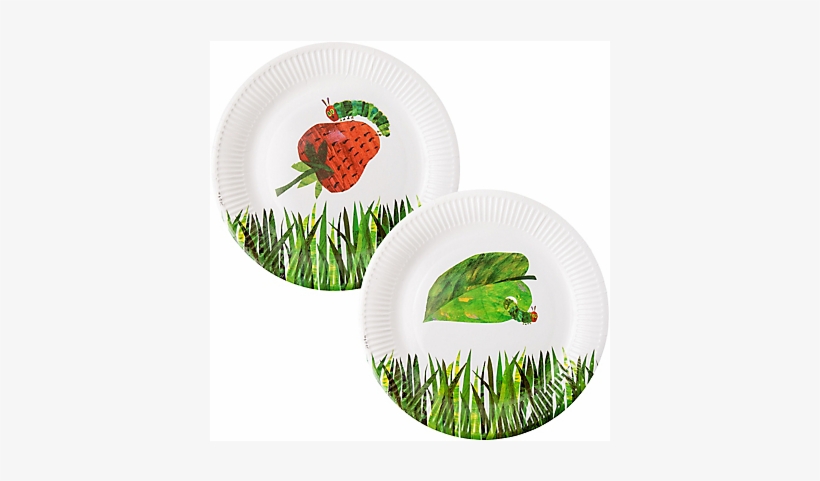The Very Hungry Caterpillar Plates - Very Hungry Caterpillar Lunch Plates 12ct Birthday, transparent png