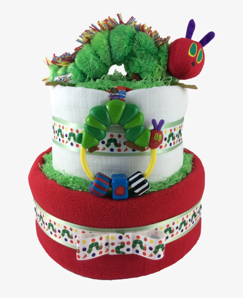 The Very Hungry Caterpillar - Hungry Caterpillar Nappy Cake, transparent png