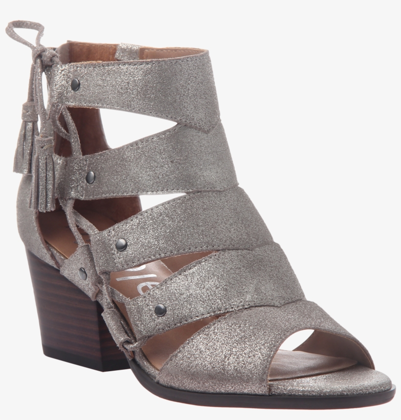Tatiana In Grey Silver Heeled Sandals - Newthis Women's Nicole Tatiana Ghillie Sandal Shoes,, transparent png