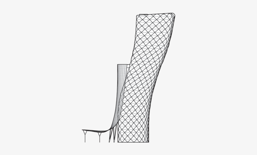 Capital Gate Tower Outline - British Museum, transparent png
