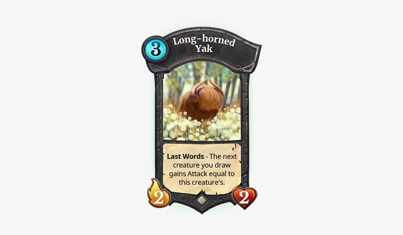 At First Glance Long-horned Yak Is A Neutral With Weak - Faeria Yak, transparent png