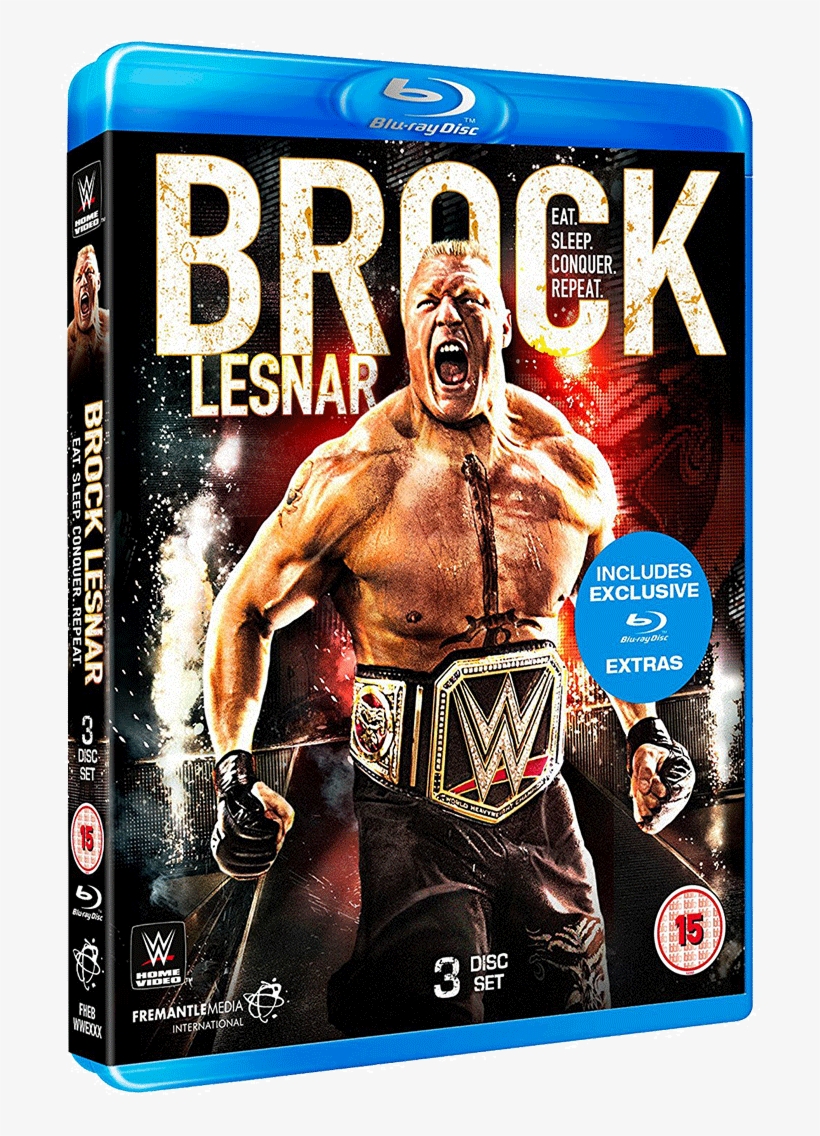 Wwe Brock Lesnar Eat Sleep Conquer Repeat Blu Ray, transparent png