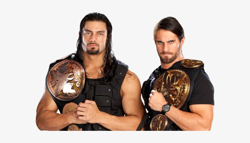 Roman Reigns & Seth Rollins <3 - Roman Reigns Tag Team Champion, transparent png