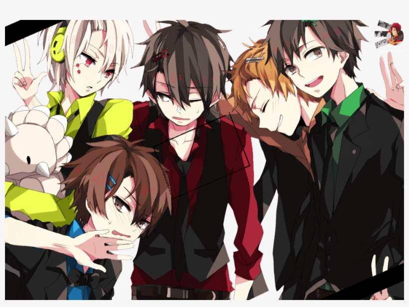 Random Stuff - Anime With Many Guys, transparent png