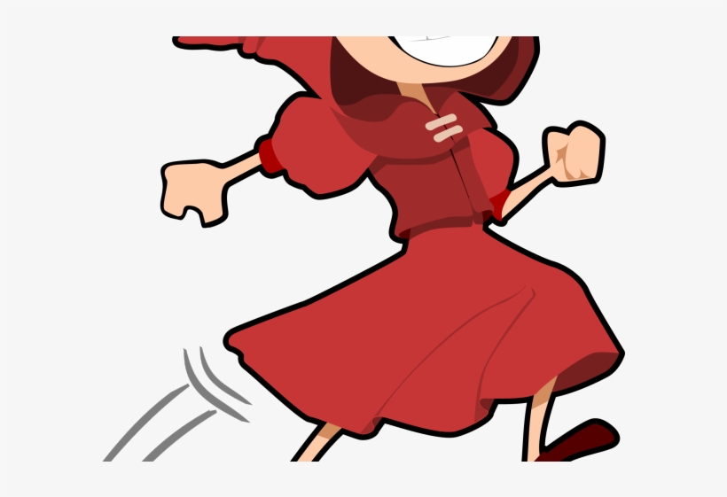 Hop Clipart Jumping - Little Red Riding Hood Png, transparent png