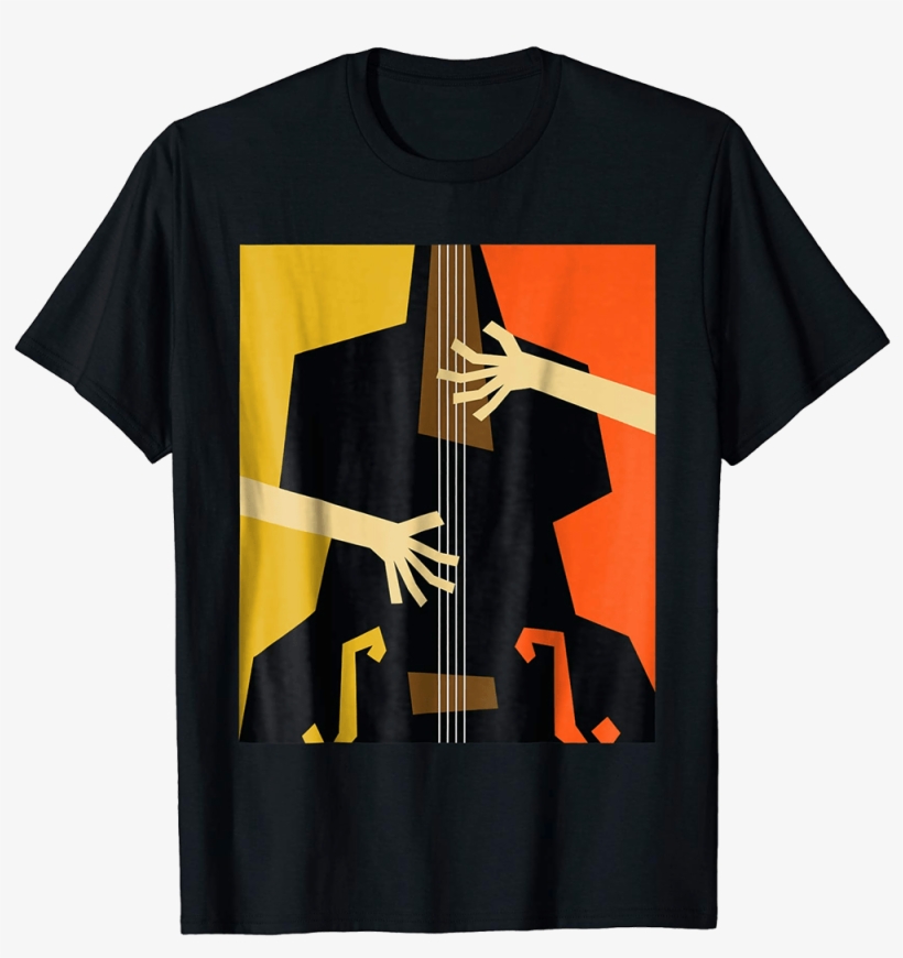 Double Bass T-shirt From Design Kitsch - Double Bass, transparent png