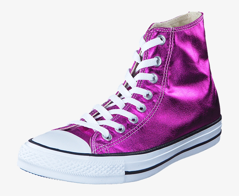 Chuck Taylor All Star Hi Magenta Glow/ Black/ White - Converse Hi Chuck Taylor Magenta, transparent png