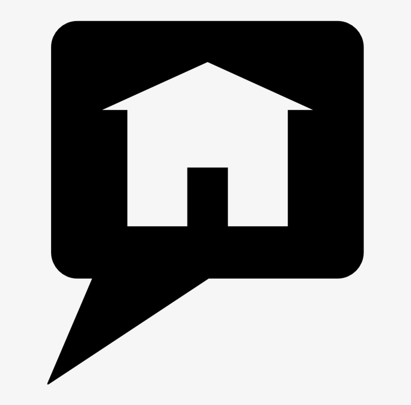 Clipart - House - House Icon Black, transparent png