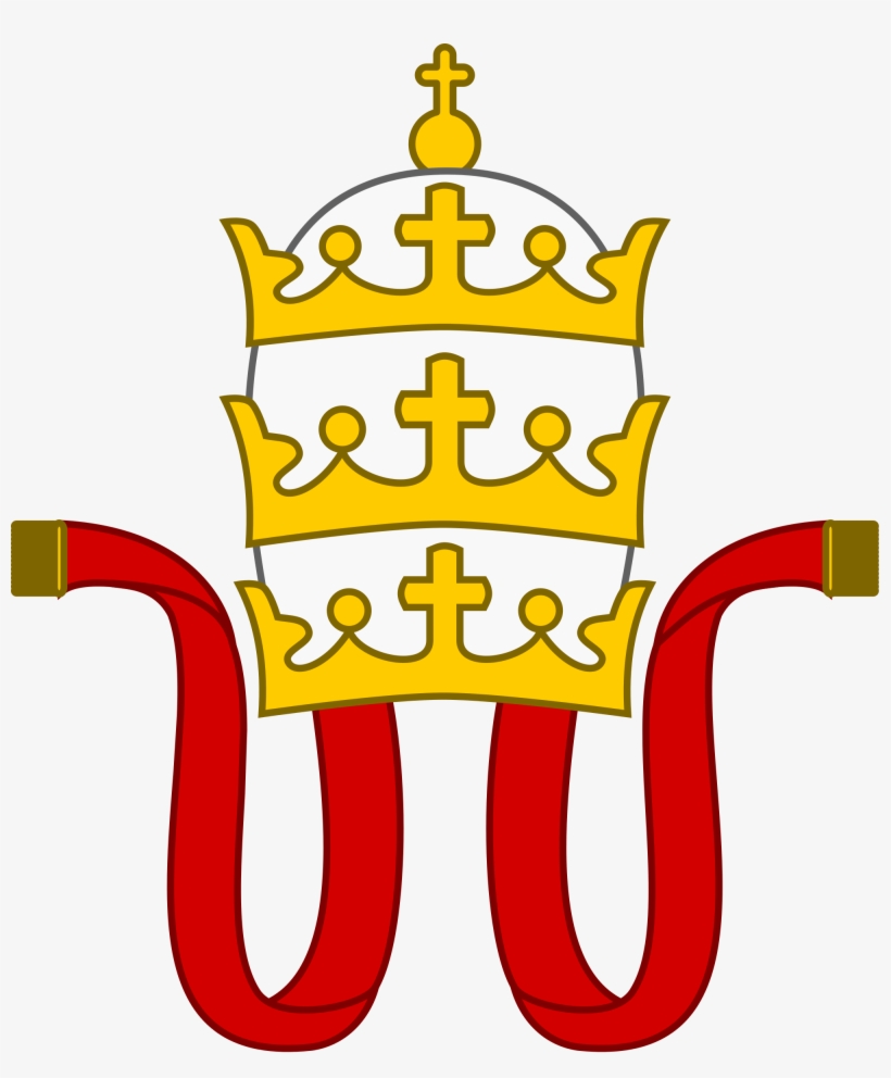 Open - Papal Tiara Clipart, transparent png