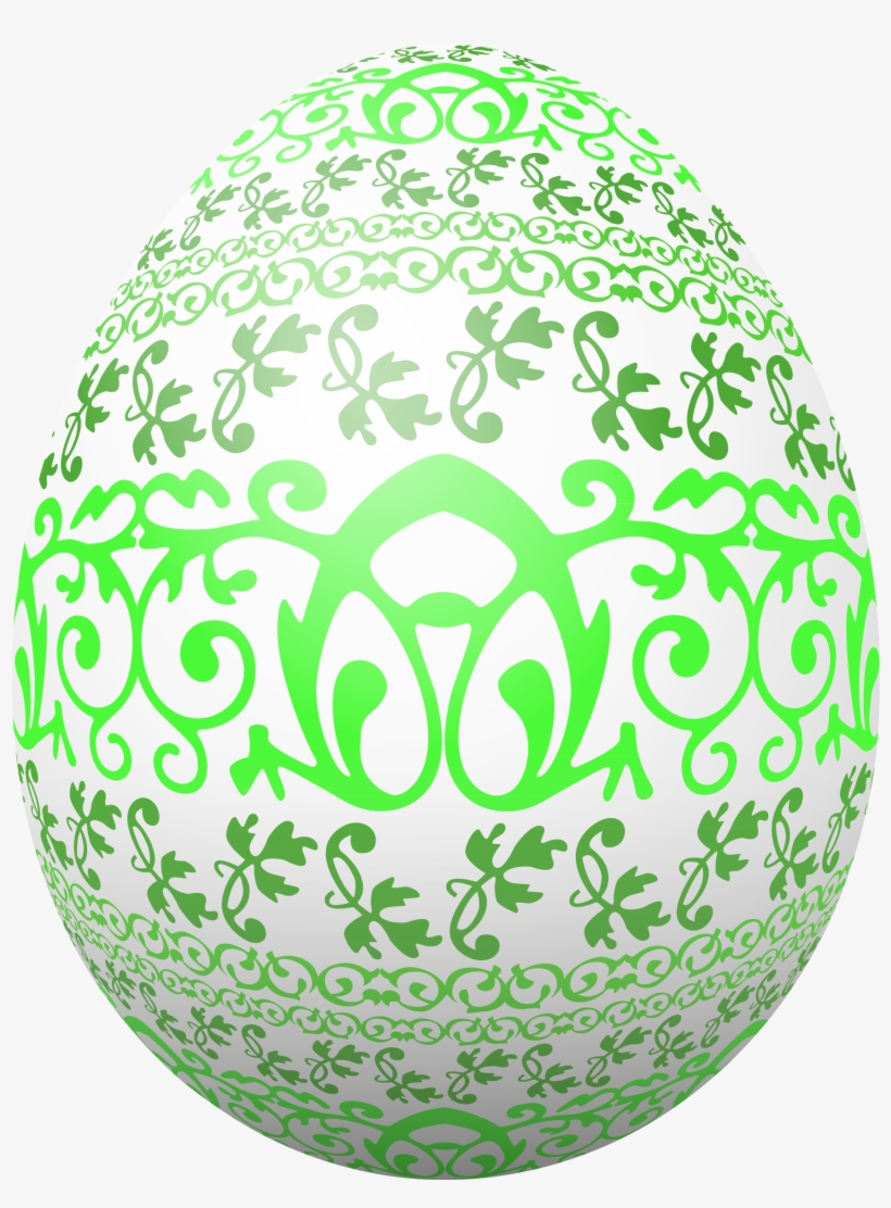 Green Easter Egg Clipart - Transparent Easter Eggs Designs, transparent png