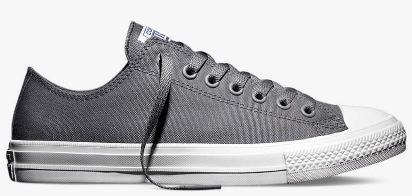 Converse Chuck Taylor All Star Ii Low 'charcoal' - Charcoal Chuck Taylor All Stars, transparent png