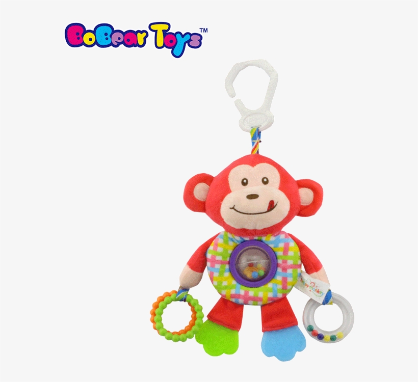 Bobeartoys Custom Soft Animal Monkey Plush Toy Teether - Infant, transparent png