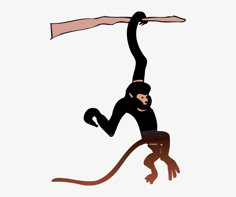 Monkey Clipart Pencil - Clip Art, transparent png