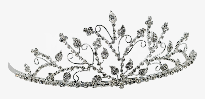 Swirling Rhinestone Branch Tiara - Tiara, transparent png