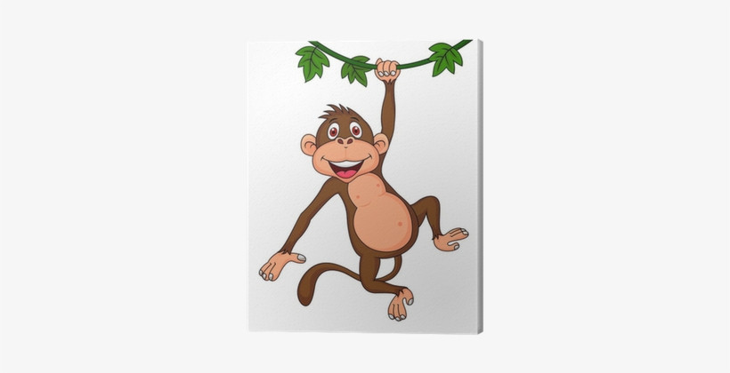 Monkey On Branch Cartoon, transparent png