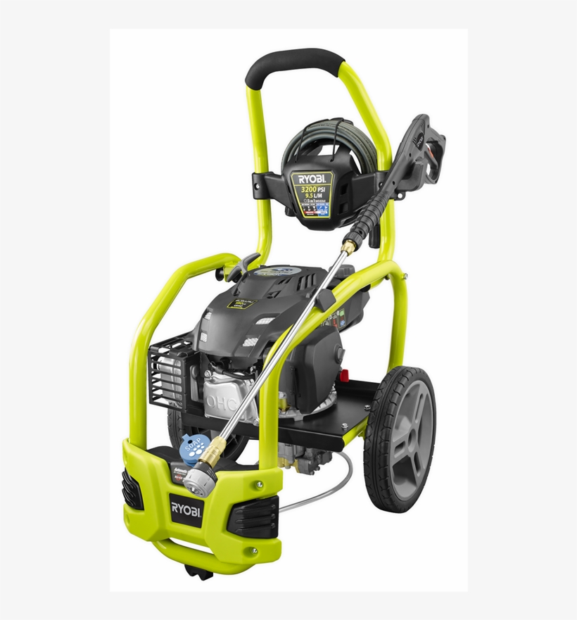 Ryobi 3200psi Petrol Pressure Washer - Petrol Water Blaster Nz, transparent png