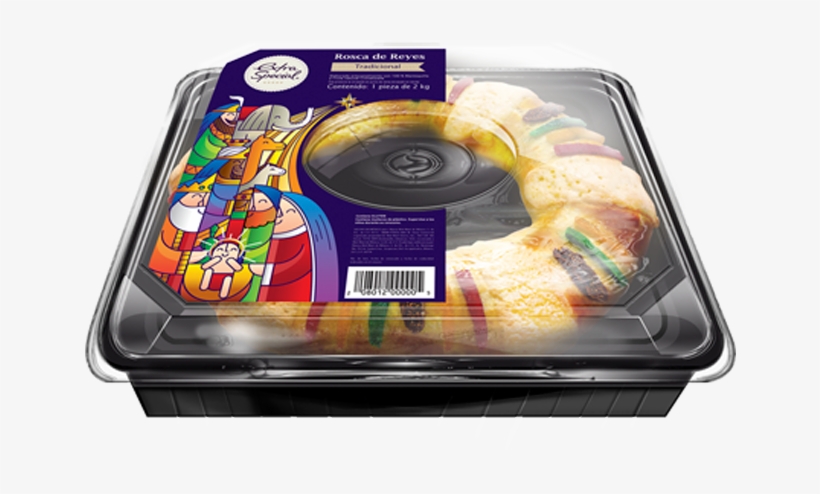 Rosca De Reyes Tradicional - Empaque Para Rosca De Reyes, transparent png