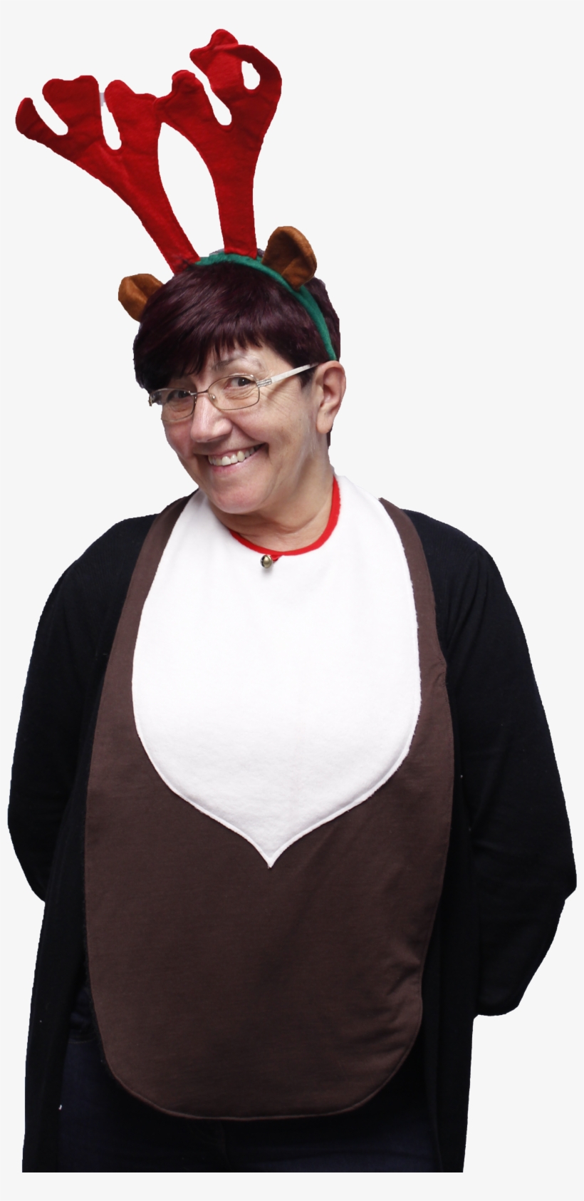Run Run Rudolf Reindeer Long Length Clothing Protector - Reindeer, transparent png