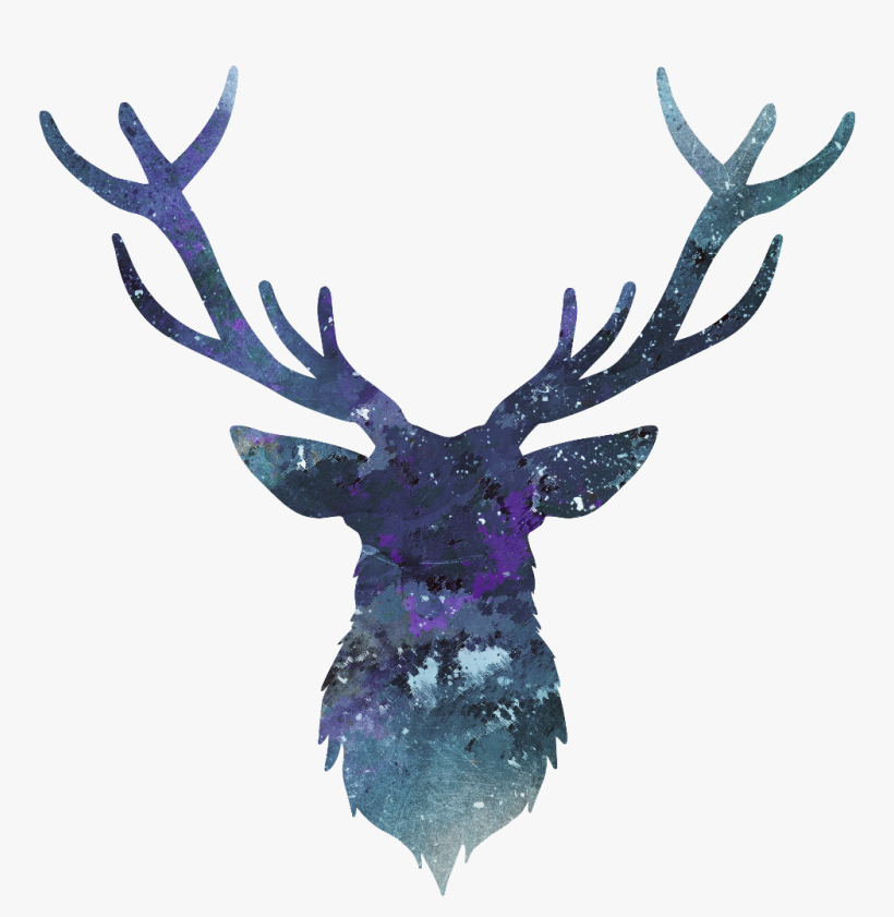 Deer Antler Head Horn Hipster Ftestickers - Antler, transparent png