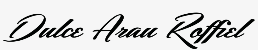 Dulce Arau Rofffel Firma - Signature, transparent png