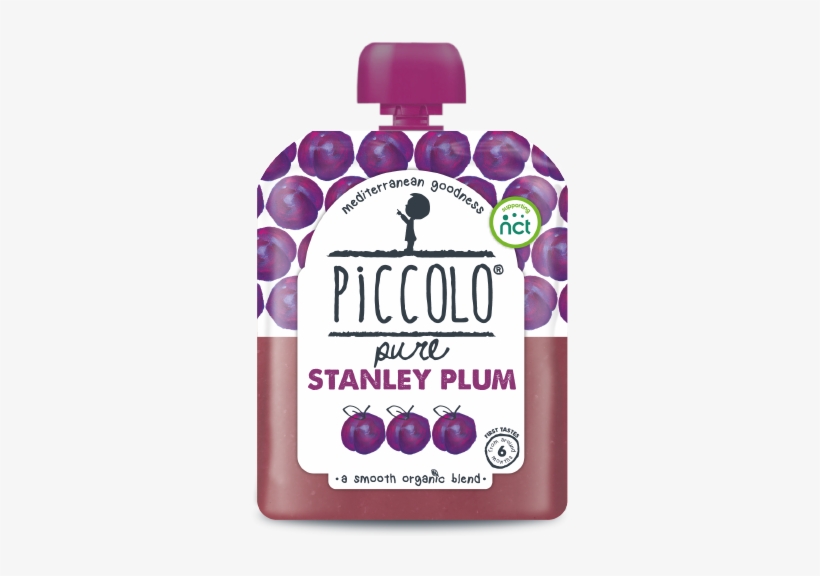 Piccolo Organic Pure Stanley Plum, transparent png