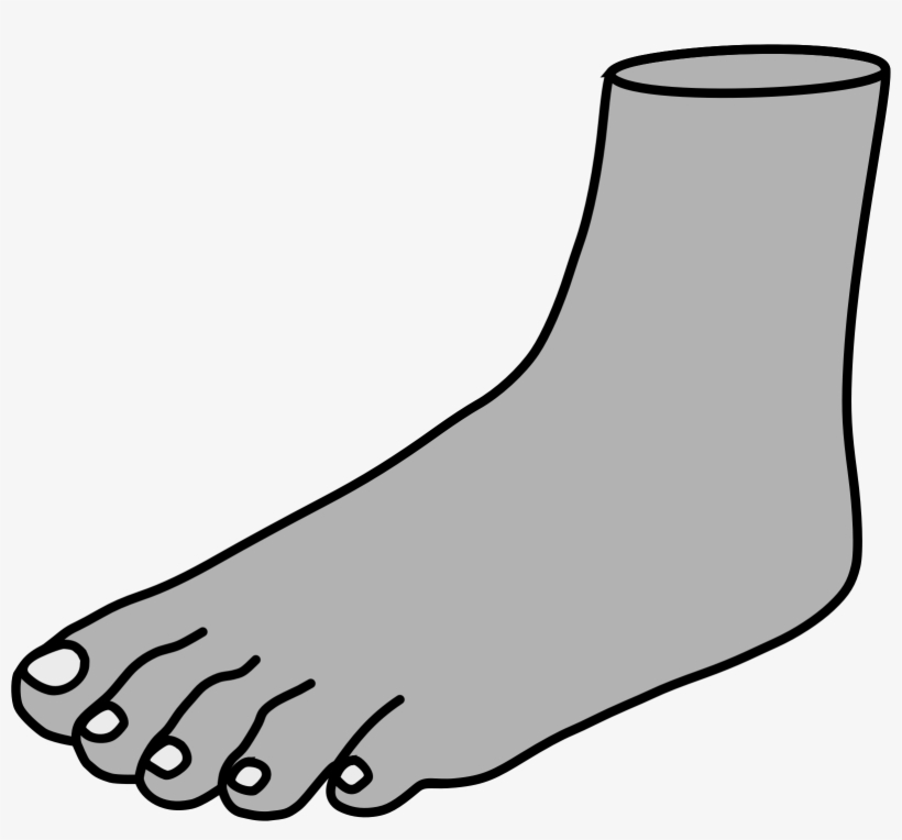 Outline Of Foot Clipart