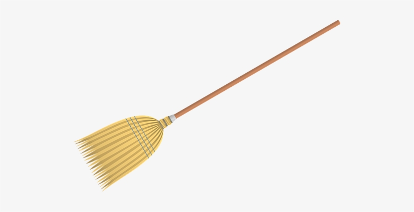 And When We Think Of The Word Broom, It Conjures Up - Transparent Broom, transparent png