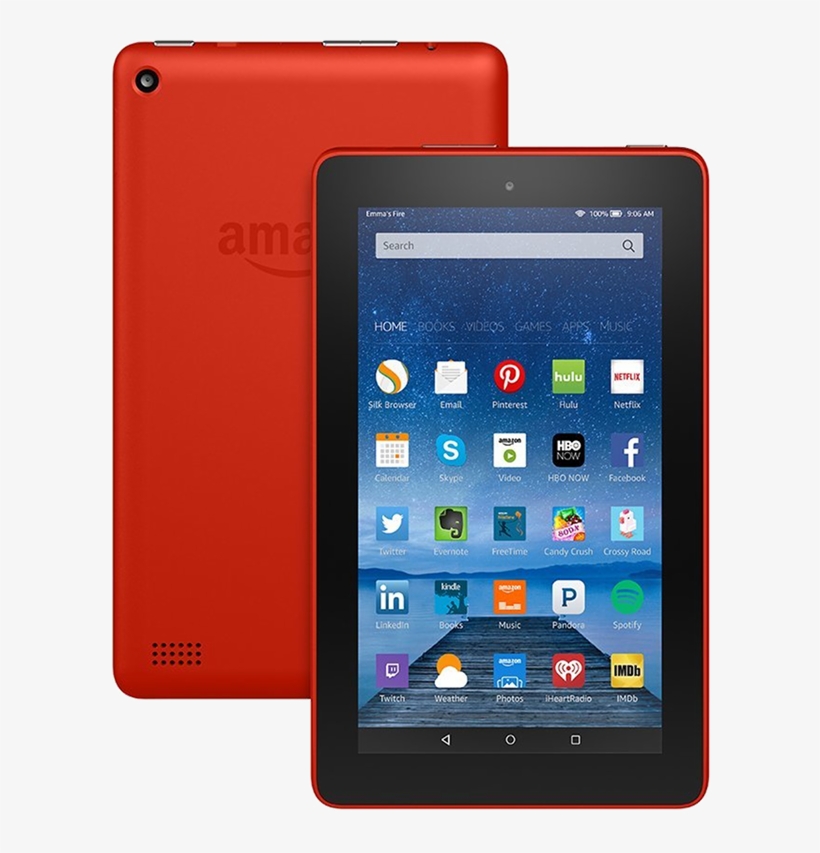 Amazon Kindle Fire Hd 8 2016, transparent png