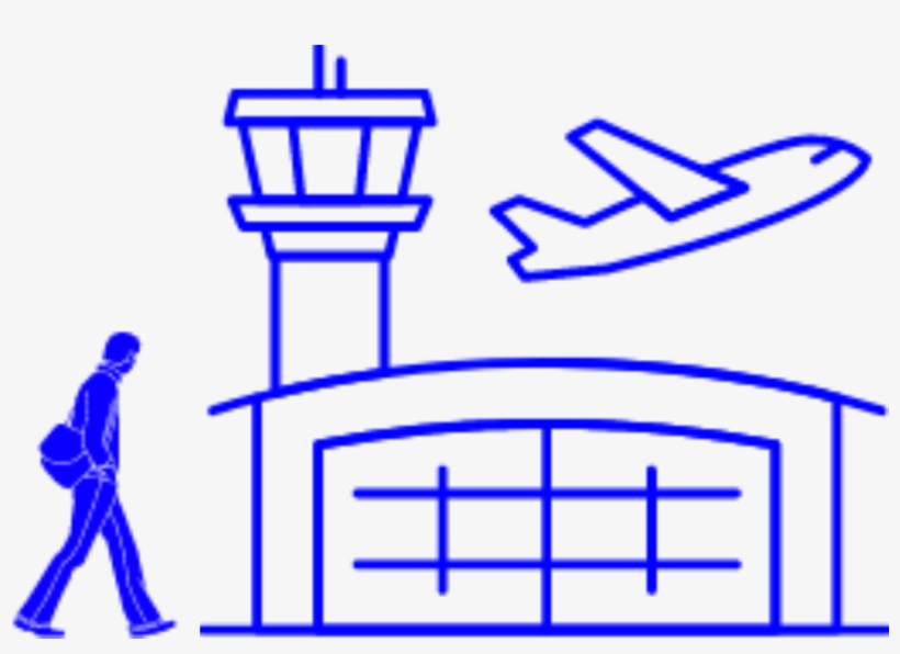 Man Walks Into An Airport - Santiago De Compostela, transparent png